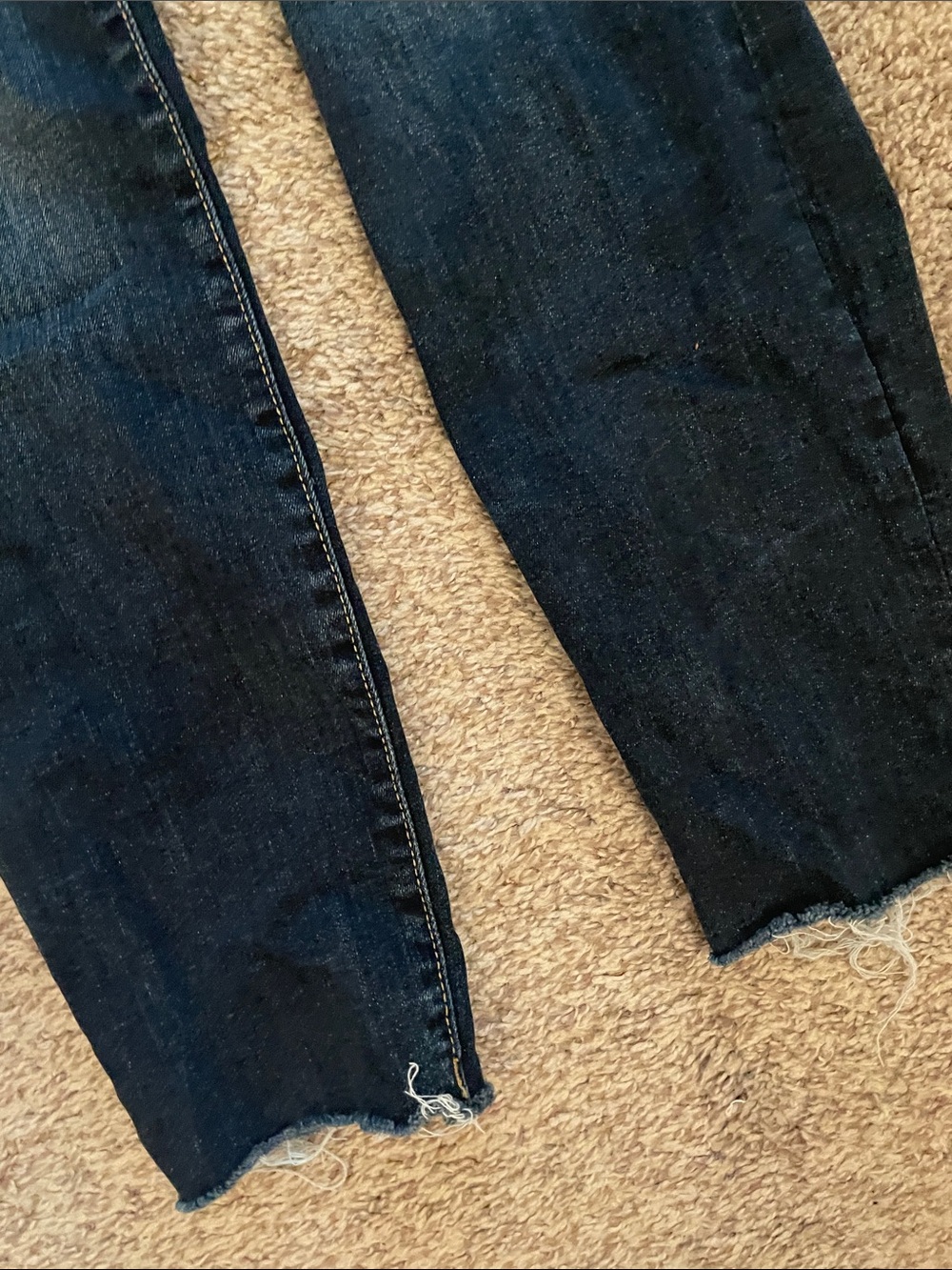 Gap true skinny Dark Blue High-Rise Button-Front Jeans size 8 29 - Picture 2 of 5